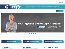 Tablet Screenshot of aperp.org